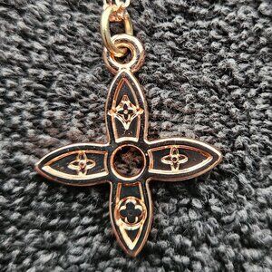 Beautiful Rose Gold Floral Charm